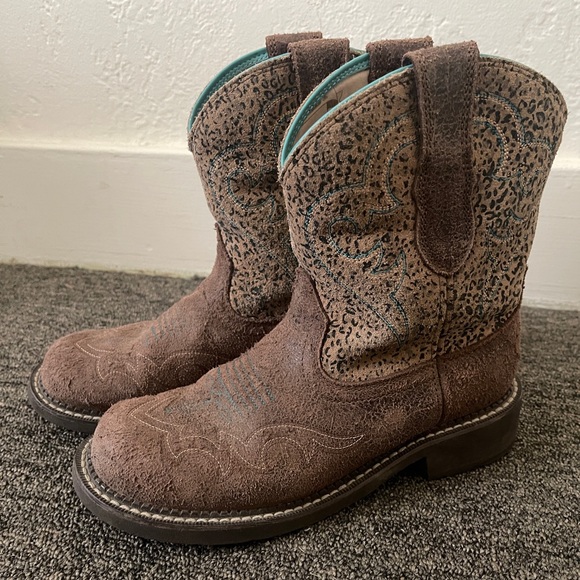 Ariat Shoes - Ariat Woman’s Fatbaby Heritage Harmony Western Cowboy Boots 8 1/2 B rodeo